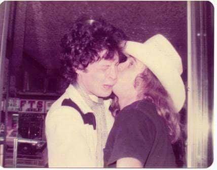 Barry Hay (Golden Earring) Ronnie van Zant (Lynyrd Skynyrd) New York May 31 1975